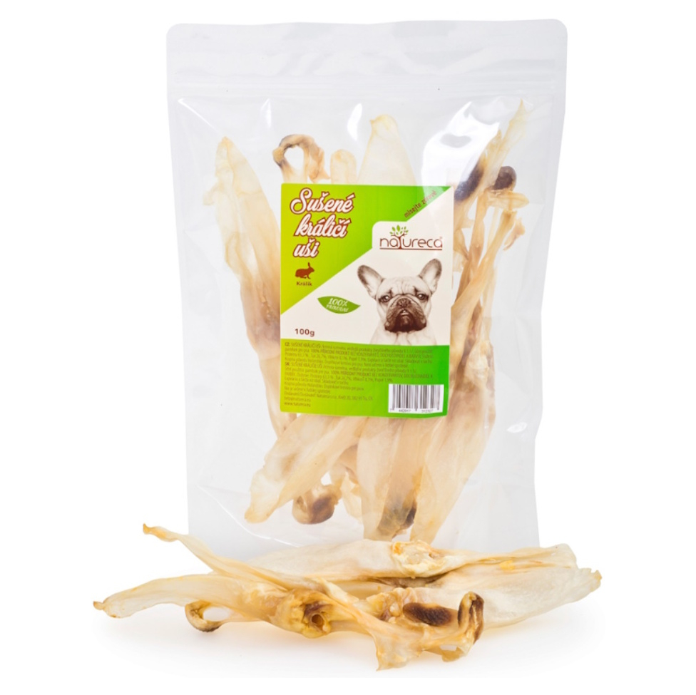 E-shop NATURECA Králičie uši sušené 100 g