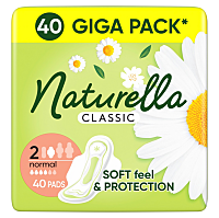 NATURELLA Classic Hygienické vložky Normal 40 kusov