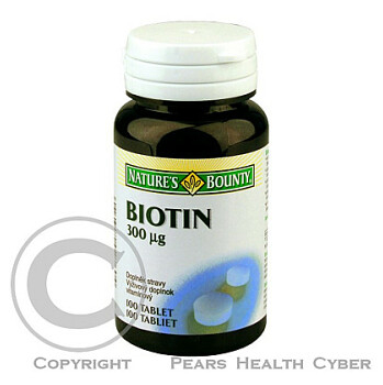 NATURE´S BOUNTY Biotin 300 mcg 100 toboliek