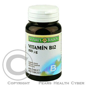NATURE´S BOUNTY Vitamín B12 100 mcg 100 tabliet
