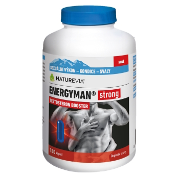 NATUREVIA Energyman strong 180 kapsúl (Na energi, pri únave) - Viaczložkové