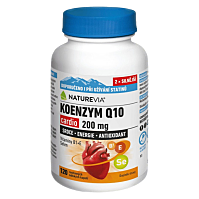 NATUREVIA Koenzým Q10 cardio 200 mg 120 kapsúl