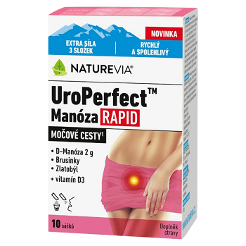 NATUREVIA UroPerfect Manóza Rapid 10 vrecúšok