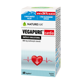 NATUREVIA Vegapure cardio 800 mg 60 kapsúl (Srdce, cholesterol) - Viaczložkové