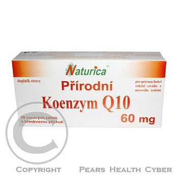 NATURICA Prírodný koenzým Q10 - 60 mg 30 tabliet