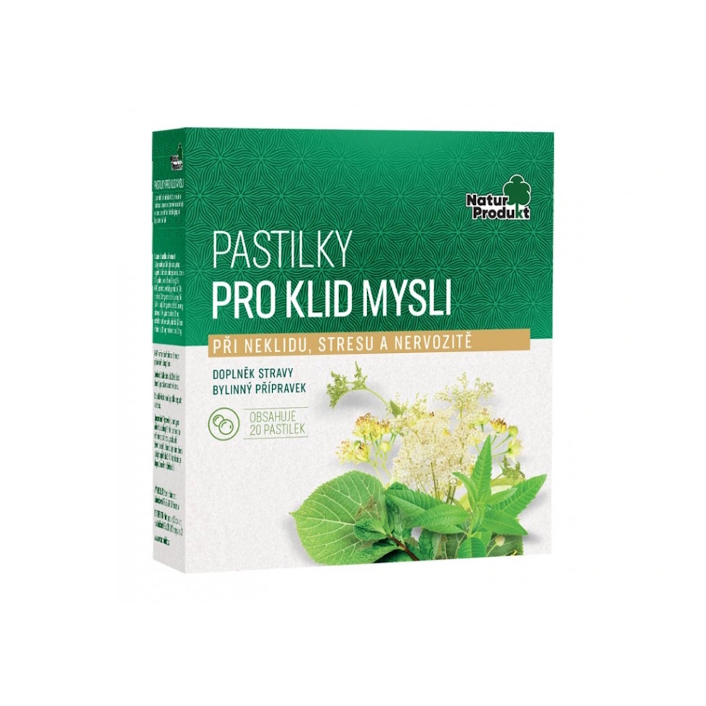 NATURPRODUKT Pastilky pre pokoj mysle 20 kusov kúpite na Mojalekaren.sk