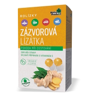 NATURPRODUKT Rolízky zázvorové lízanky 4 ks