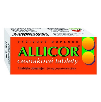 NATURVITA Allicor cesnakové tablety 60 tabliet