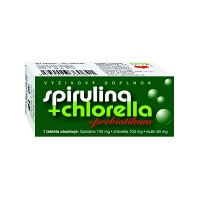NATURVITA Spirulina + chlorella + prebiotikum 90 tabliet