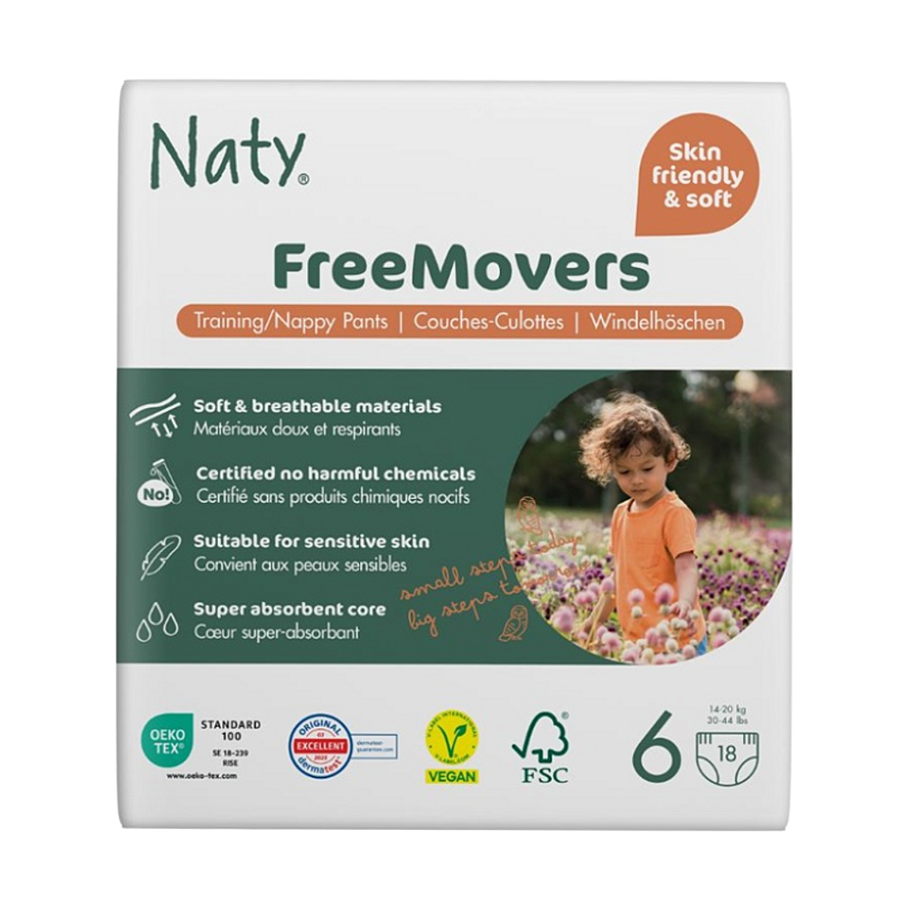 ECO BY NATY Naťahovacie plienkové nohavičky XL 16+ kg 18 kusov