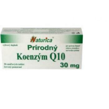 DROFARM Prírodný koenzým Q10 - 30 mg 30 tabliet červený pomaranč