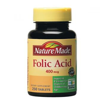 NATURE´S BOUNTY Folic acid 400 mcg 250 tabliet