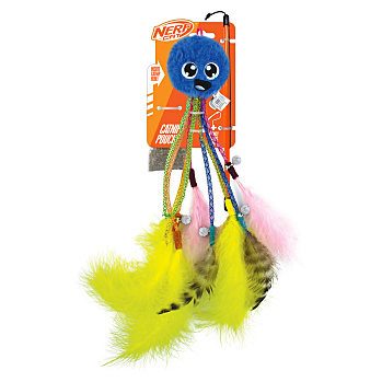 NERF CAT Hračka pre mačky chobotnička s rolničkami a paličkou 30 cm (Hračky pre mačky)