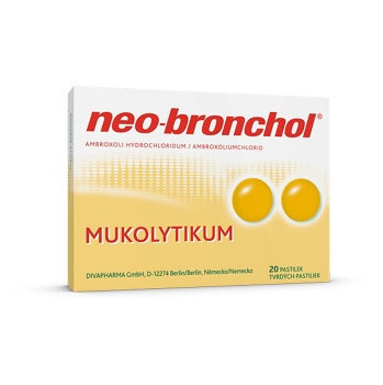 Neo-bronchol 15 mg mäkké pastilky pas orm 15 mg (blis.PVC/Al) 1x20 ks