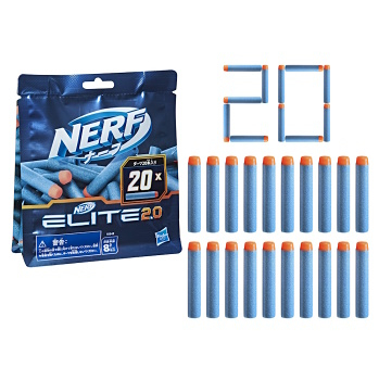 NERF ELITE 2.0 Náhradné šípky 20 kusov (Hračky na von)