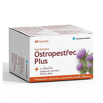 NEURAXPHARM Pestrec plus 60 kapsúl (Detoxikácia pečene)