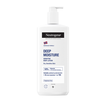 NEUTROGENA Hĺbkovo hydratačné telové mlieko pre suchú a citlivú pokožku 400 ml