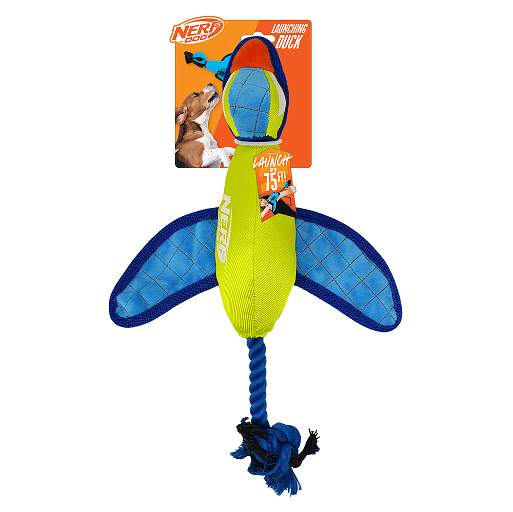 E-shop NERF DOG Hračka pre psov plyšová kačica s krídlami na hádzanie 42 cm