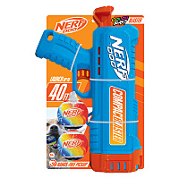 NERF DOG Darčeková sada kompaktný blaster 30cm a tenisové loptičky 2ks