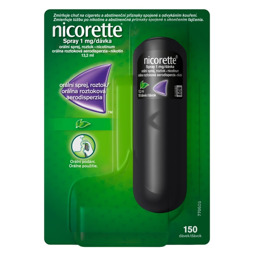 Nicorette Spray 1 mg/dávka mäta orálna aerodisperzia pri odvykaní od fajčenia 13,2 ml kúpite na Mojalekaren.sk
