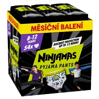 PAMPERS Ninjamas pants S8 Space 27 - 43 kg 54 kusov