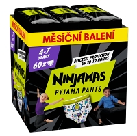 PAMPERS Ninjamas pants S7 Space 17-30 kg 60 kusov