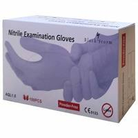 BLACK STORM High Line Nitrilové rukavice modré v krabičke 100 ks L