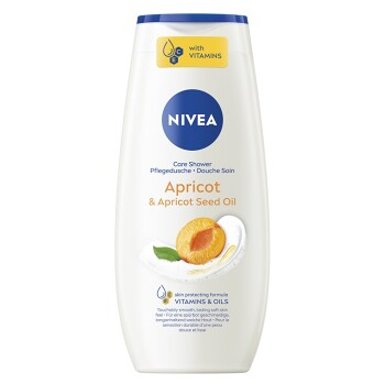 NIVEA Apricot Ošetrujúci sprchový gél 250 ml (Sprchové gély) - Hydratačný, Regeneračné, Vyživujúce