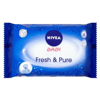NIVEA Baby čistiace obrúsky Fresh & Pure 63 kusov