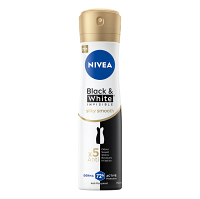 NIVEA Black & White Invisible Silky Smooth Sprej antiperspirant 150 ml