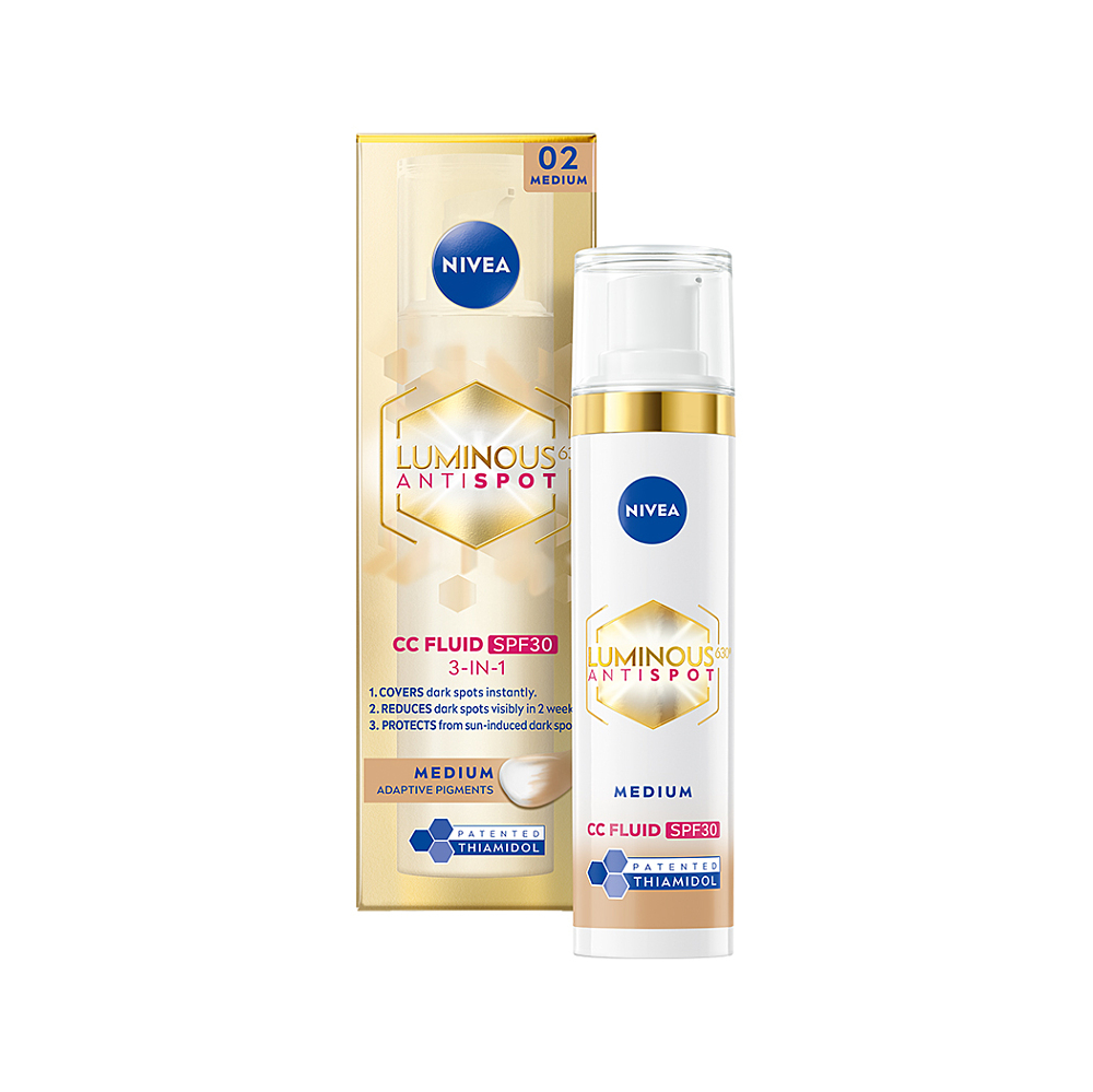 NIVEA CC krém Cellular Luminous stredný 40 ml