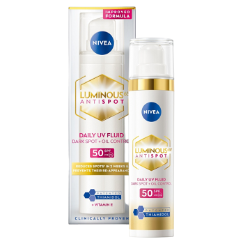 NIVEA Denný krém proti pigmentovým škvrnám Cellular Luminous 630 OF50 40 ml (Denné krémy) - Omladzujúce, Vyživujúce, Spevňujúce, Denné, Depigmentačný, Vyhladzujúce