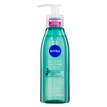 NIVEA Derma Skin Clear Čistiaci pleťový gél 150 ml