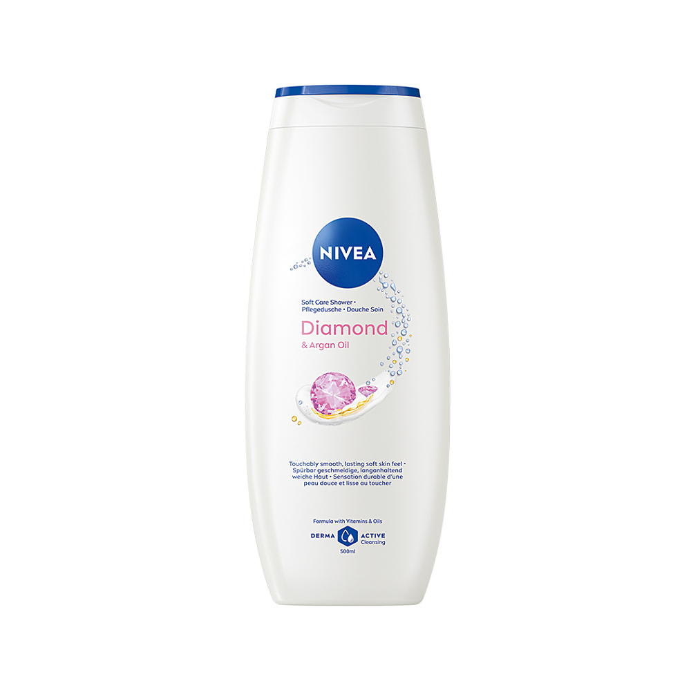 NIVEA Diamond & Argan Oil Ošetrujúci sprchový gél 500 ml