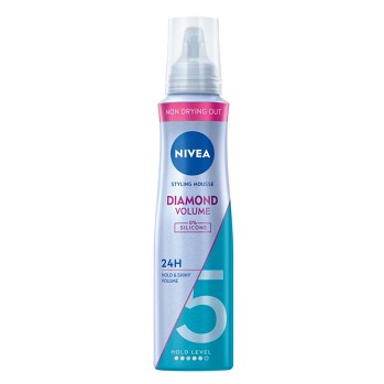 NIVEA Diamond Volume Care Penové tužidlo 150 ml (Tužidlá na vlasy) - Fixačné, Tvarujúce