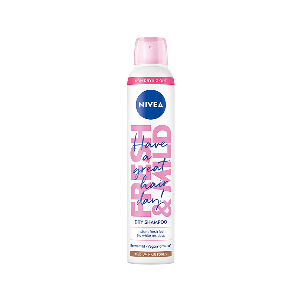 NIVEA Fresh Revive Suchý šampón pre svetlejší tón vlasov 200 ml