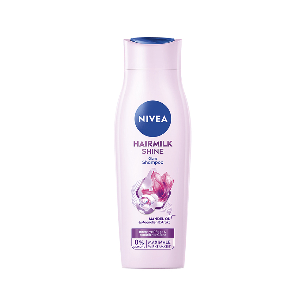 NIVEA Hairmilk Natural Shine Ošetrujúci šampón 250 ml