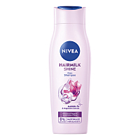 NIVEA Hairmilk Natural Shine Ošetrujúci šampón 250 ml