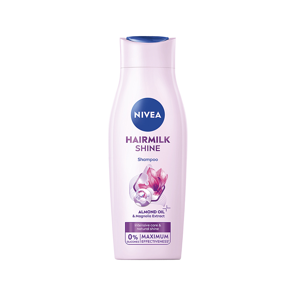 NIVEA Hairmilk Natural Shine Šampón 400 ml