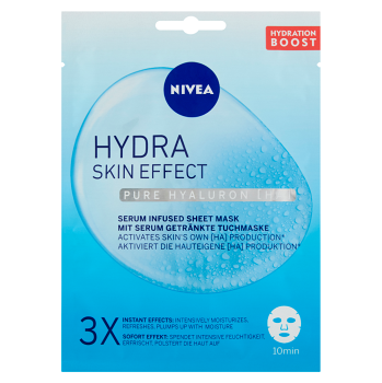 NIVEA Hydra Skin Effect 10 minútová hydratačná textilná maska 1 ks