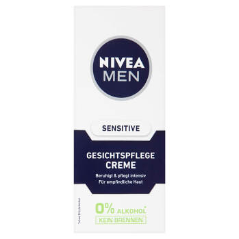 NIVEA hydratačný krém na citlivú pleť pre mužov 75 ml