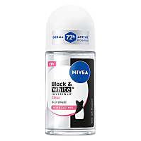 NIVEA Guľôčkový antiperspirant Invisible for Black & White Pure 50 ml
