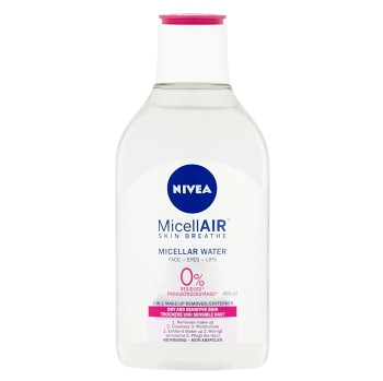 NIVEA MicellAir Jemná micelárna voda pre suchú až citlivú pleť 400 ml