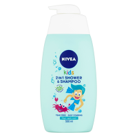 NIVEA Kids Detský sprchový gél a šampón 2v1 s jablčnou vôňou 500 ml