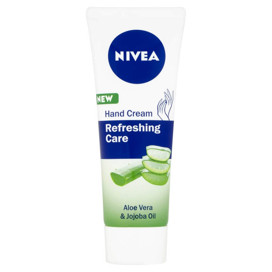NIVEA Refreshing Care Krém na ruky Aloe Vera & Jojobový olej 75 ml