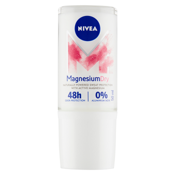 NIVEA Magnesium Dry Guľôčkový dezodorant 50 ml (Roll-on dezodoranty) - Antibakteriálne