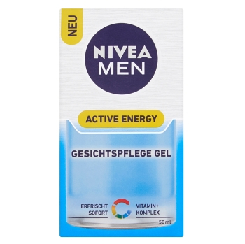 NIVEA Men Active Energy Osviežujúci pleťový gél 50 ml