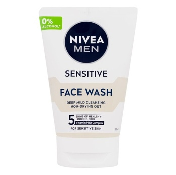 NIVEA MEN Čistiaci gél Sensitive 100 ml (Čistiace pleťové gély) - Čistiace