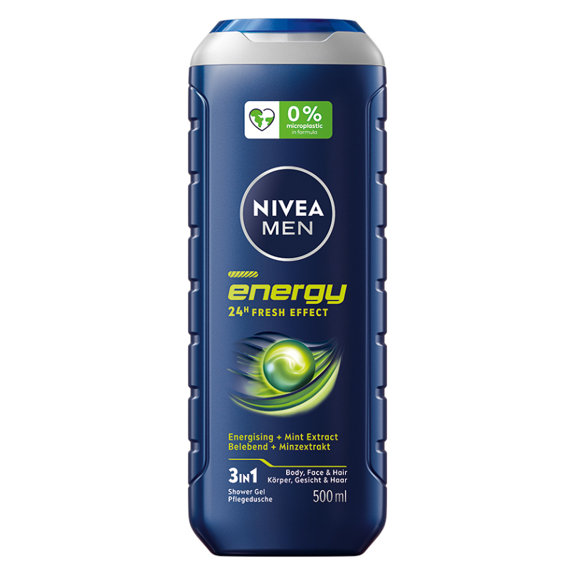 E-shop NIVEA MEN sprchový gél Energy 500 ml