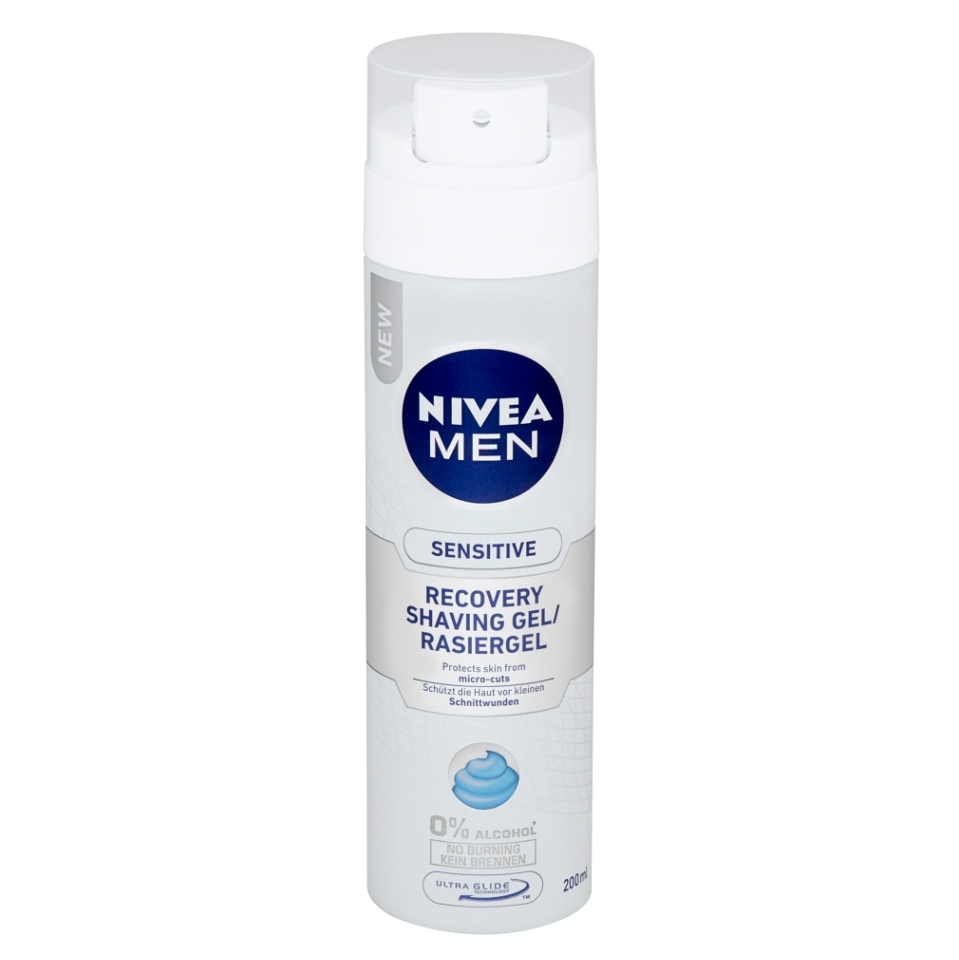 NIVEA Men Gél na holenie Sensitive Recovery 200 ml